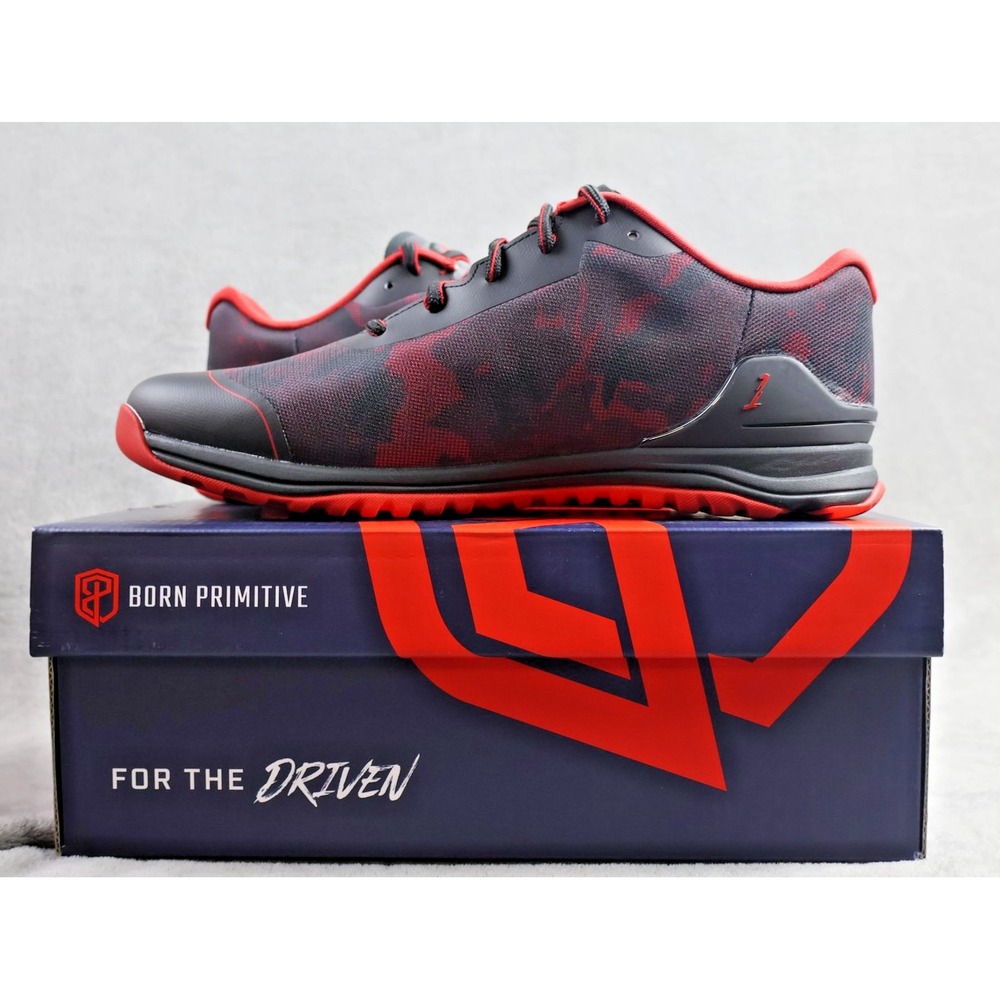 Mens Born Primitive Savage 1 Training Shoes 11.5 Red camo 22006-647 - Picture 2 of 6